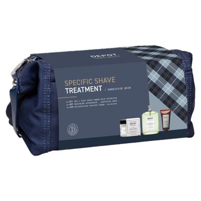Depot Shave Set #401 Beruhigende Creme 75ml + #407 After-Shave-Lotion 100ml + #405