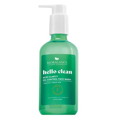 Bio Balance Hello Clean Aufhellendes reinigendes und mattierendes Reinigungsgel 250ml