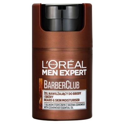 L'Oréal Paris Men Expert Barber Club Feuchtigkeitsgel für Bart/Gesicht 50ml