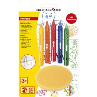 Eberhard FABER Wachsmalstifte Badkreide, 5 Stück, sortiert Eberhard FABER 524105