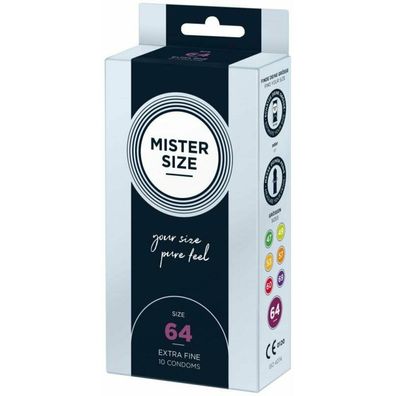 Mister Size MISTER SIZE 64mm Condoms 10pcs