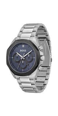 Hugo Boss Cloud Herrenuhr Chronograph silber blau HB1514015