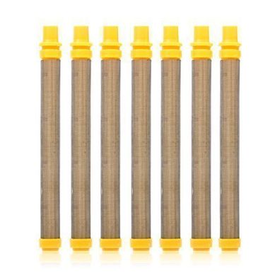 Rosfix Filtereinsatz 100 Mesh Gelb – 93,5x10,8 mm | für Farbspritzgeräte
