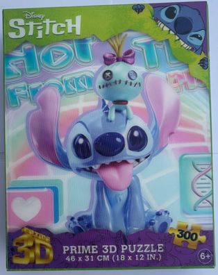 Disney Stitch 3D Puzzle (300 Teile) - Wackeleffekt & Lentikular-Tiefenwirkung