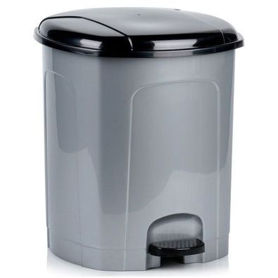 Kunststoff-Treteimer, grau, 21 l