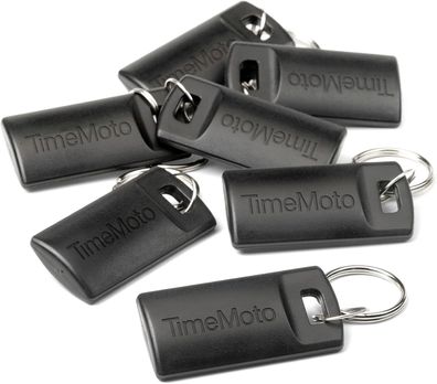 TimeMoto RF-110 RFID-Schlüsselanhänger, 25er Set, kompatibel mit TimeMoto Zeiterfassu