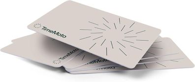 TimeMoto RF-100 RFID-Ausweise, Satz mit 25 Stück, kompatibel mit TimeMoto Mitarbeiter