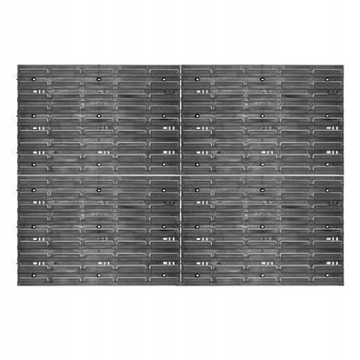 KADAX Werkstattwandregal, aus Kunststoff, Wandregal, Wandplatten, 116 x 39 cm