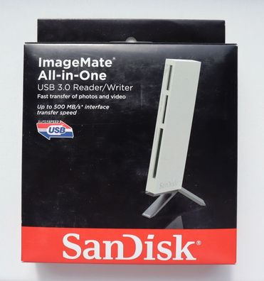 NEU: SanDisk ImageMate All-in-One USB 3.0 Kartenlesegerät Reader SDDR-289-X20