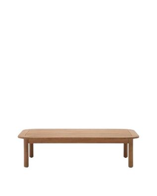 Couchtisch Sacova 140 x 89 x 36 cm Eukalyptus Wohnzimmer Tisch