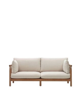 2-Sitzer-Gartensofa Sacova 195 x 90 x 66 cm Eukalyptusholz Sitzgelegenheit
