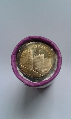 2 euro Rolle 2019 Spanien Altstadt von Avila Unesco Rolle 2 euro 2019 Spanien