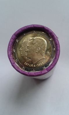 2 euro Rolle 2014 Spanien Thronwechsel Rolle 2 euro 2014 Spanien Thronwechsel