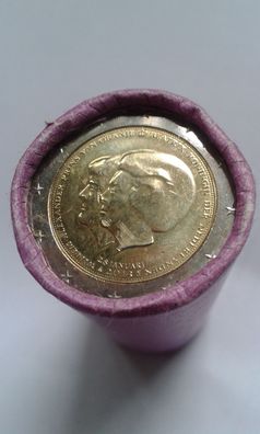 Rolle 25x2 euro 2013 Niederlande Doppelportrait 2 euro Rolle 2013 Niederlande