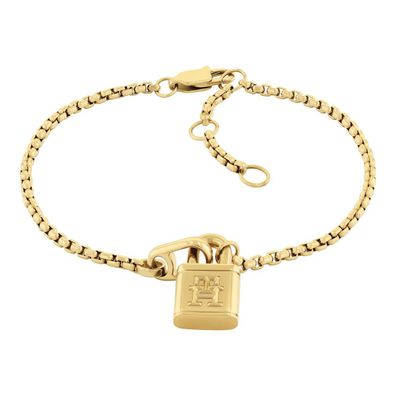 Tommy Hilfiger Damen Armband 2780943 Edelstahl, Gold plattiert