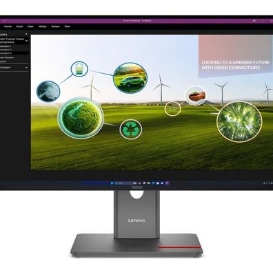 Lenovo ThinkVision P27Q-40, (27")2K QHD, HDMI/DP/HUB