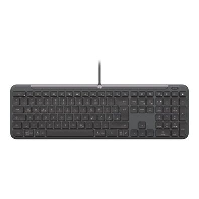 Logitech Signature Slim Wired K620 Tastatur kabelgebunden schwarz