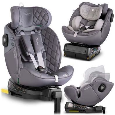 Nukido Prestige Line Kindersitz, grau, 0-36 kg, ISOFIX