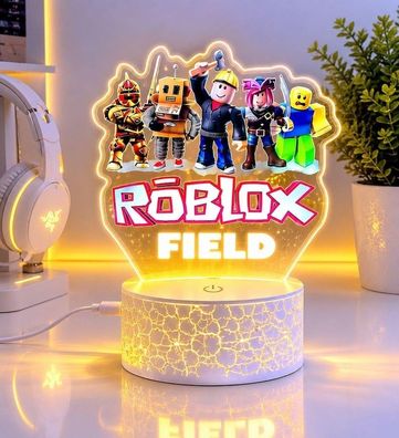 Personalisierte Roblox Nachtlicht Dekor Schlafzimmer Dekoration Geschenk für Jungen