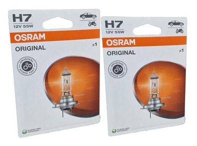 H7 OSRAM Original Spare Part Blister 64210-1BL 2 Stück