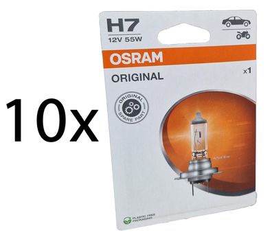 H7 OSRAM Original Spare Part Blister 64210-1BL 10 Stück