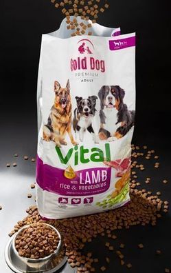 Gold Dog Vital Premium Lamm & Reis 12 kg