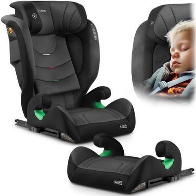 Nukido Louis Soft-Autositz Schwarz/Grau 15-36 kg ISOFIX