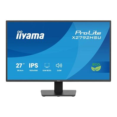 IIYAMA 68.6cm (27"), X2792HSU-B1 16:9 HDMI+DP+2xUSB IPS