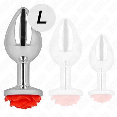 KINK Plug Anal Rose Rot Größe L