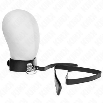KINK Nietenleine 116 Cm Halsband mit Kunstlederriemen 50 X 5 Cm