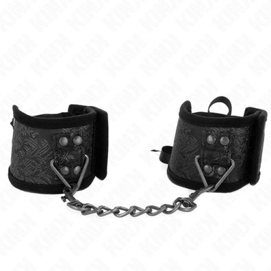KINK Skandal Handgelenk Fesseln Schwarz Spitze Details 24,5 Cm X 6,5 Cm