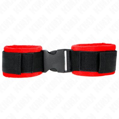 KINK Nylon Bind Hook&Loop Wrist Restraints Schwarz Modell 1 Ajdustable 25-35Cm X 6Cm