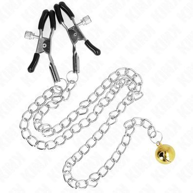 KINK Kettennippelklemmen mit Glocke 30 Cm