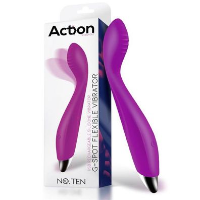 Nr. Ten G-Spot Hyper-Flexible Vibe Magnetic USB Silikon