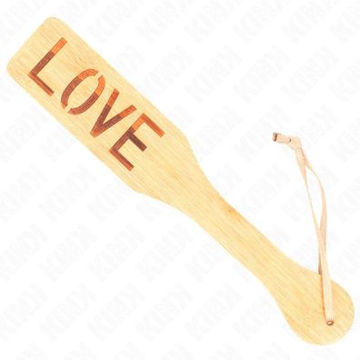 KINK Bambus Palette Wort Liebe 32 X 5,5 Cm