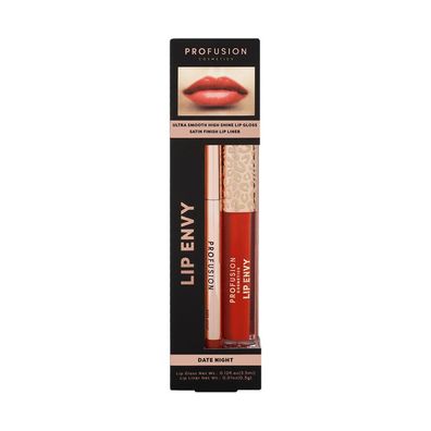 Profusion Cosmetics Set Lip Envy Date Night (Lipgloss, Lippenkonturenstift)