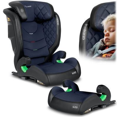 Nukido Louis Kindersitz Schwarz/Marineblau 15-36 kg ISOFIX