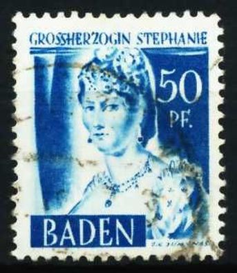 FZ BADEN 2. Ausgabe Spezialisiert Nr 24 gestempelt X606052
