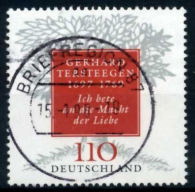 BRD 1997 Nr 1961 zentrisch gestempelt X6B15D6