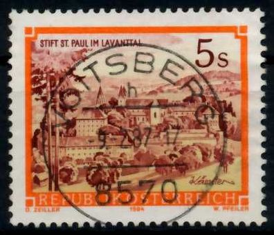 Österreich DS STIFTE Klöster Nr 1827 zentrisch gestempelt X70054A