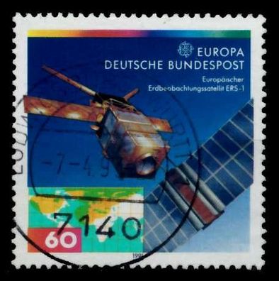 BRD BUND 1991 Nr 1526 zentrisch gestempelt X84B342
