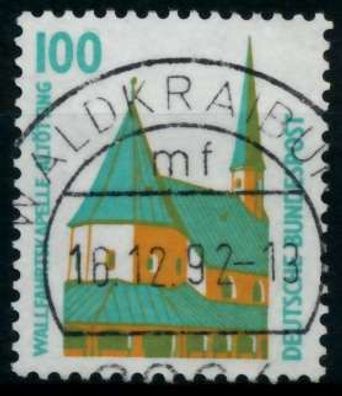 BRD DS Sehensw Nr 1406Au zentrisch gestempelt X8679DA