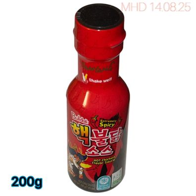 Samyang Buldak Sauce Extremely Spicy Hot Chicken Sauce 3 Flaschen MHD