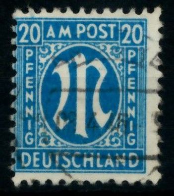BIZONE AM-POST Nr 26bAz gestempelt X767A46