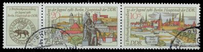DDR Zusammendruck Nr WZd685 gestempelt 3ER STR X0BF89E