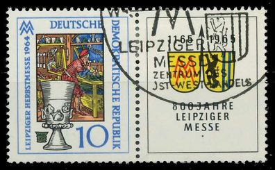 DDR Zusammendruck Nr WZd138 gestempelt WAAGR PAAR X125916