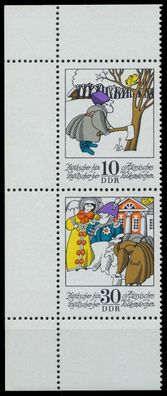 DDR Zusammendruck Nr SZd136 postfrisch SENKR PAAR ECKE- X1300FE