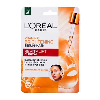 L'Oréal Paris Aufhellende Gesichtsmaske mit Vitamin C (Aufhellende Serum-Maske)
