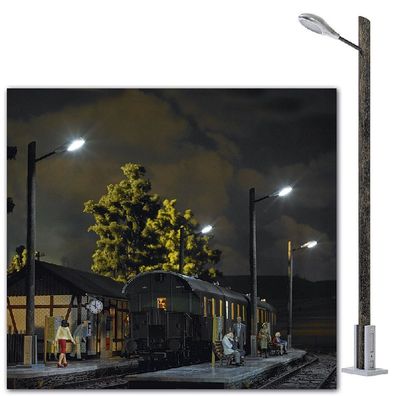 Busch 10800 Lampe mit Holzmast 0 Spur 0