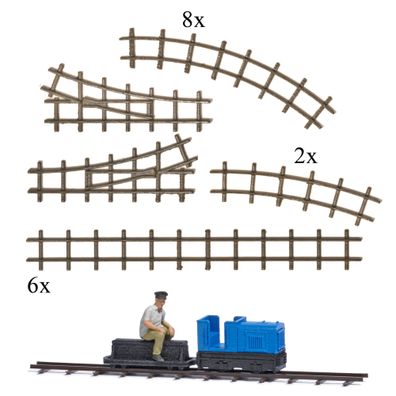 Busch 79828 A-Set: artenbahn H0 Spur H0